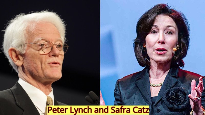 Peter Lynch and Safra Catz