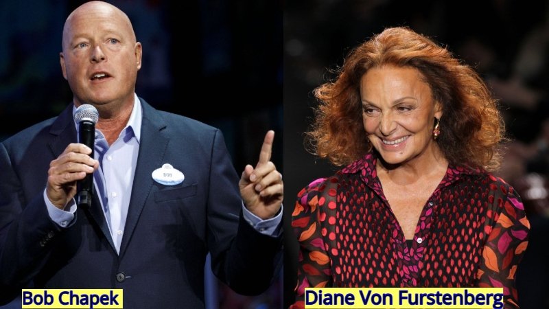 Bob Chapek and Diane von Furstenberg