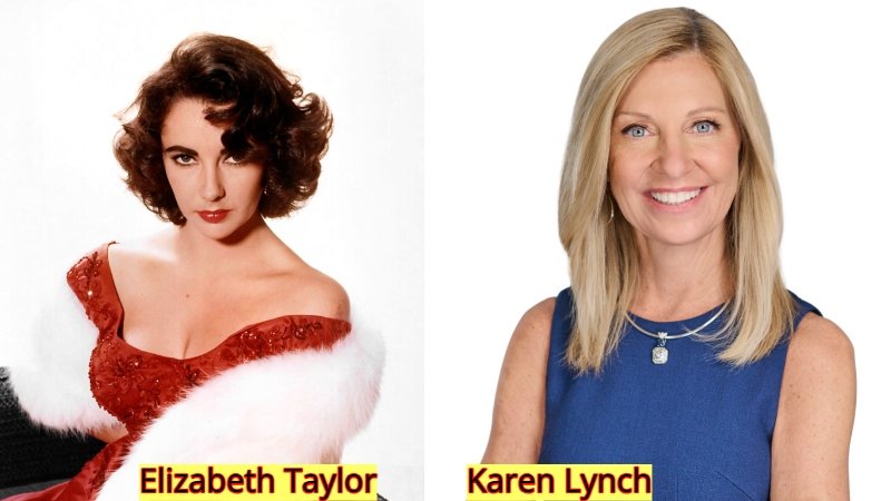 Karen Lynch and Elizabeth Taylor