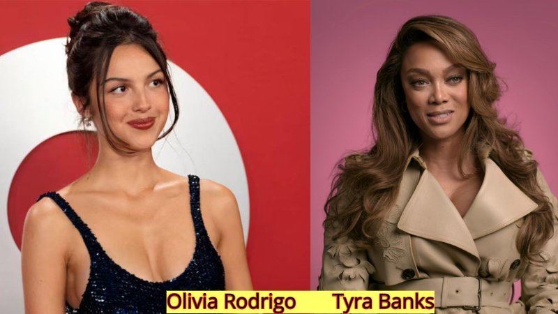 Olivia Rodrigo and Tyra Banks