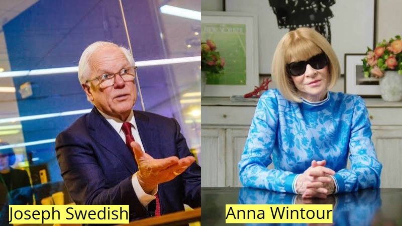 Joseph Swedish and Anna Wintour